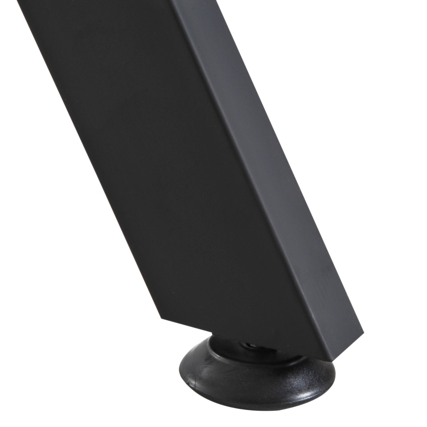 Corner Computer Desk, L-Shaped Desk with CPU Stand, Home Office Laptop Haven, Study Workstation in Black | HOMCOM-6