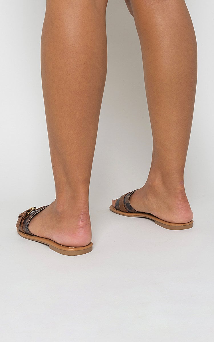 Open Toe Flat Sandals-2